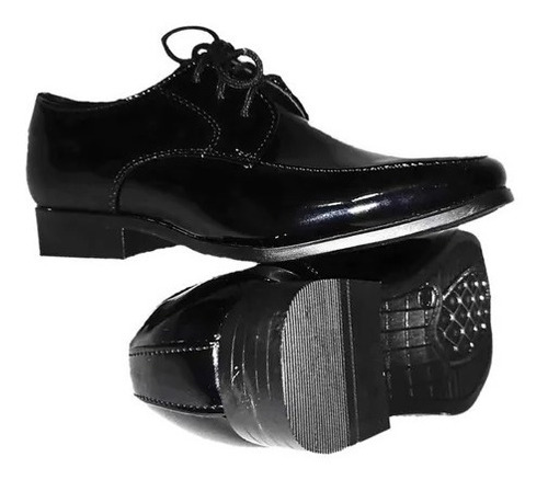 Zapatos Negros De Vestir Formal -elegante Para Niños/boutaud