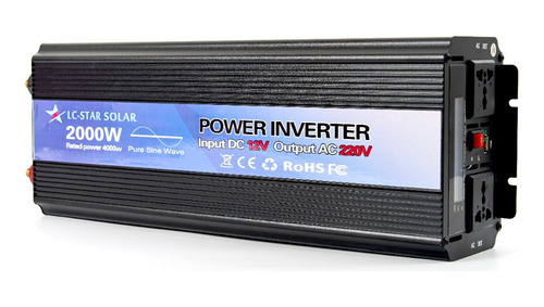 Inversor De Voltaje Onda Pura 2000w 12v