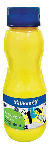 Pintura Digital Preescolar Dedos Pelikan 150ml Elegir Color Amarillo