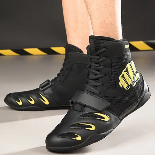 L Zapatos De Boxeo Profesionales Y Botas De Lucha Libre