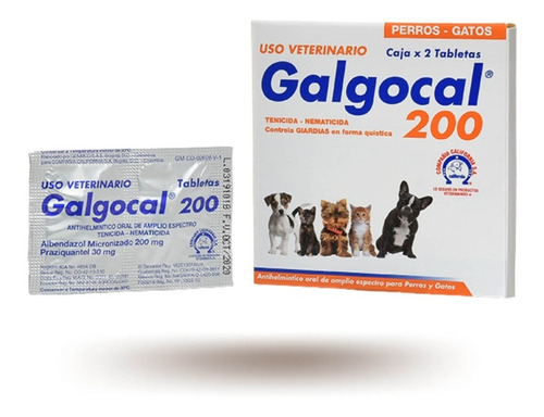 Galgocal 200 Antiparasitario De Amplio Espectro