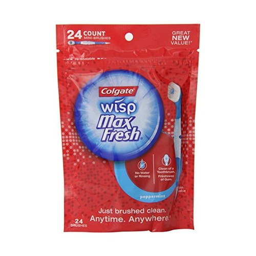 Colgate Wisp Portátil Mini-brush Max Fresh, Menta, 24 Conde