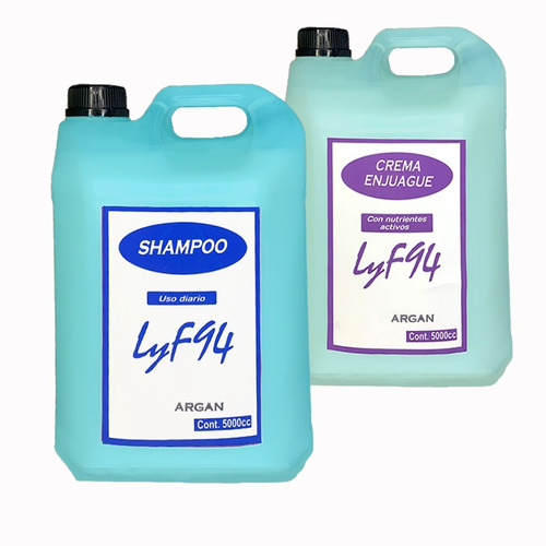 Shampoo + Acondicionador - Argan - Bidon 5 Litros