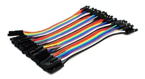 Comprar 40 Cables Para Protoboard H H 10cm Para Arduino Emakers