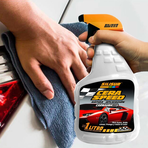Imagen 2 de 4 de Cera Speed Con Carnauba Con Gatillo Silisur 1lt