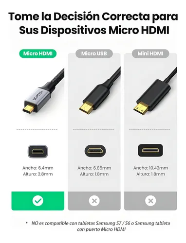 Puerto micro hdmi sale
