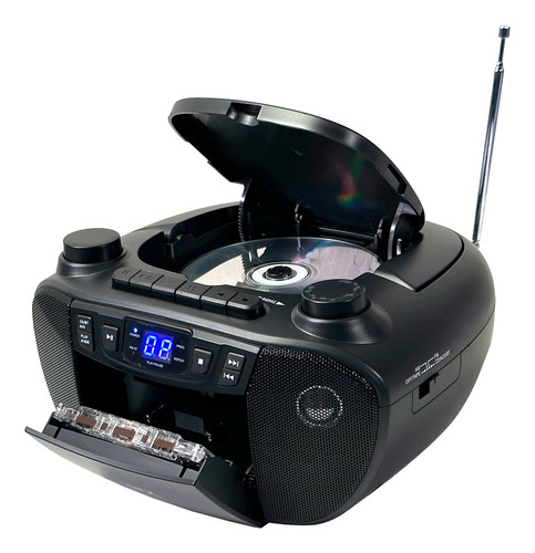 Radio Grabadora Cd/cassete/bluetooth/fm Y Am 