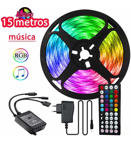 Tiras Leds 15 Metros Tira Led Decoracion Música Tira De Leds