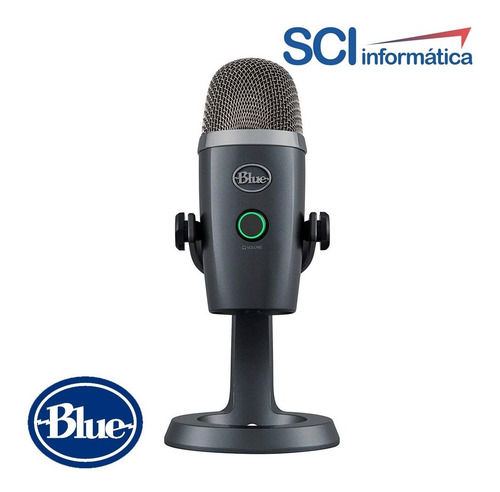 Imagen 5 de 7 de Micrófono Condensador Blue Yeti Nano Estudio Podcast Gray