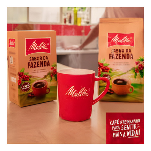 Café Torrado E Moído Melitta Sabor Da Fazenda A Vácuo - 500g