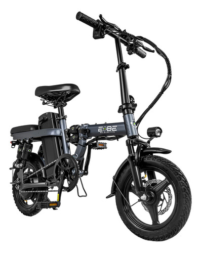 Bicicleta E-be Electrica Plegable E-flex Pro 750w 35km/h Color Gris Oscuro