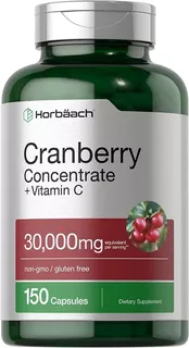 Cranberry 30,000 Mg + Vitamin C 150 Cap Triple Fuerza