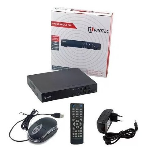 Dvr 16 Canais Segurança Hd 5 Em 1 Jl Protec 7016 Bivolt