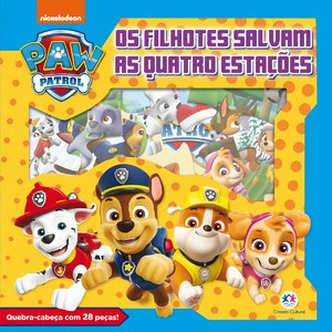 Livro Patrulha Canina - Os Filhotes Salvam As Quatro Estaçõe