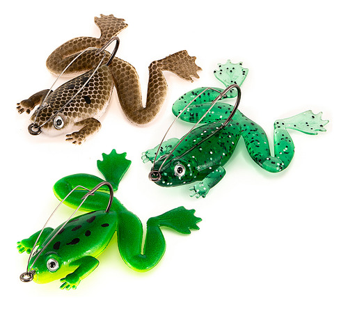 Cebo De Pesca Suave, Artificial, Para Ranas, 6 Cm/5,5 G