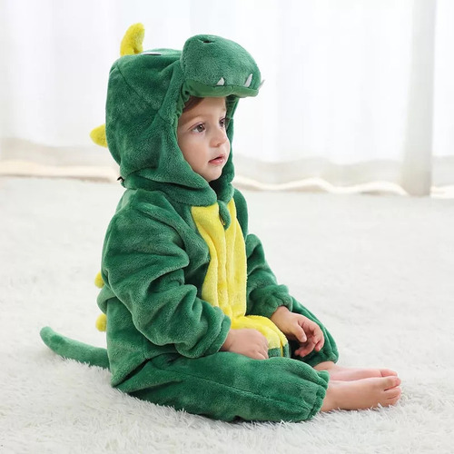 De Mameluco Para Niño, Ropa De Dinosaurio De Invierno Con