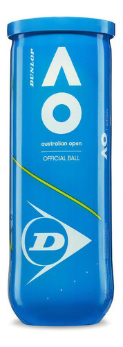 Tubo Pelotas Tenis Dunlop Australian Open X 3 Balls Tennis