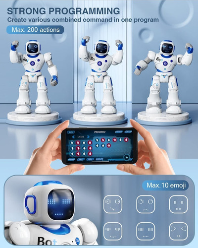 Robô Inteligente Interativo Ruko Programável Controle De Voz
