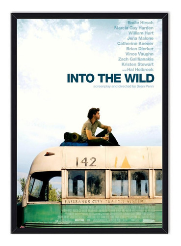 Cuadro Enmarcado - Afiche Película Into The Wild