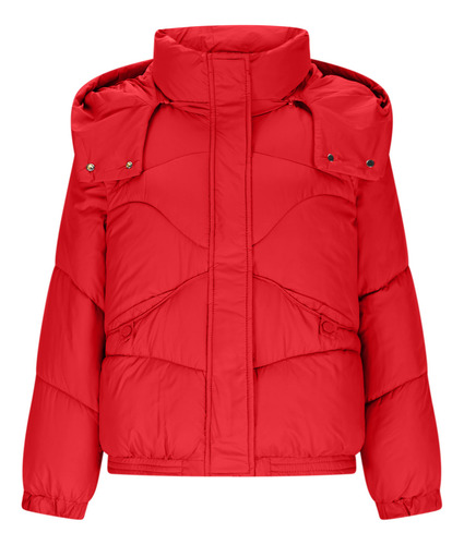 Chaqueta De Algodón, Gorro Grueso Y Desmontable, Chaqueta De Algodón Versátil W