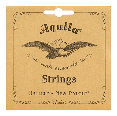 Aquila New Nylgut - Cuerdas Para Ukelele Tenor Aq-11 Alta D 