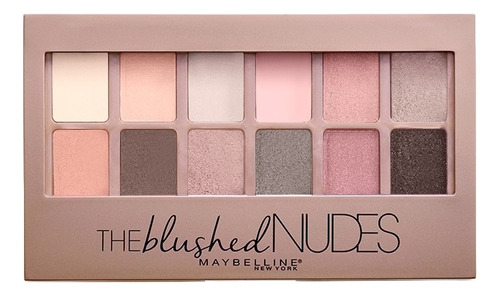 Paleta De Sombras De Ojos Maybelline The Blushed Nudes X 9,6 Color De La Sombra The Blushed Nudes