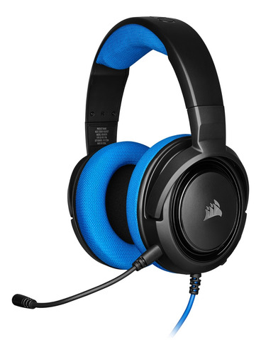 Auriculares Corsair Hs35 Stereo Negro Azul 3.5mm