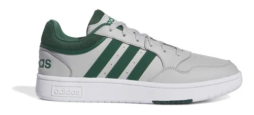 Tenis adidas best sale gris con verde