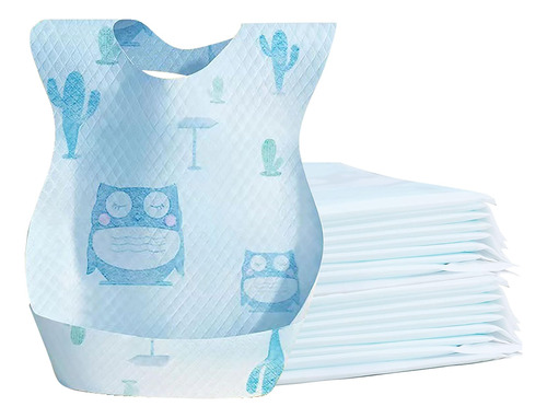 Wyslp Baby Disposable Bibs Travel Feeding Bib 25pcs - Leakpr