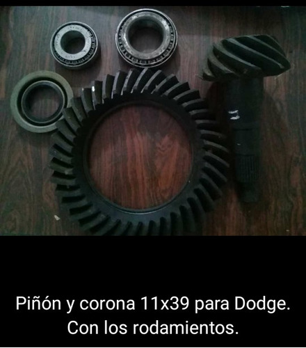 Piñón Y Corona 11x39 Para Dodge.