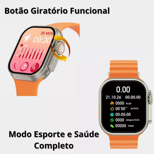 Relógio Inteligente Com Medidor De Glicose Smart Band Ultra