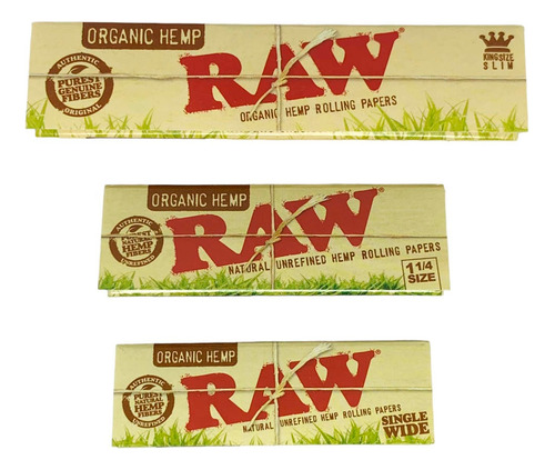 Kit Raw #6 Organic Papeles Para Armar