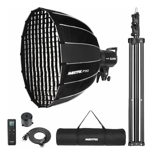 Godox Sl-w Cri Led Luz Video Slw Blanco Ws Bowens Suave