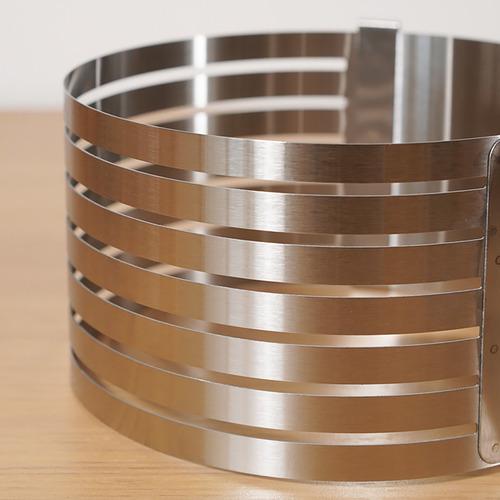 Molde Para Cortar Pasteles Con Marco De Acero Inoxidable Par