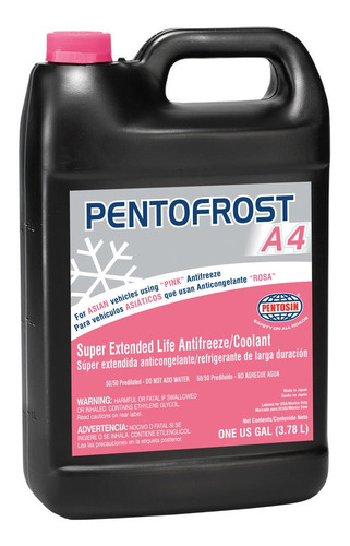 Anticongelante Rosa Pentofrost A4 Pentosin 3.780 Lt