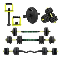Comprar Mancuernas 20 Kg Altera Set Ajustables Disco Barra Pesa Rusa Color Amarillo