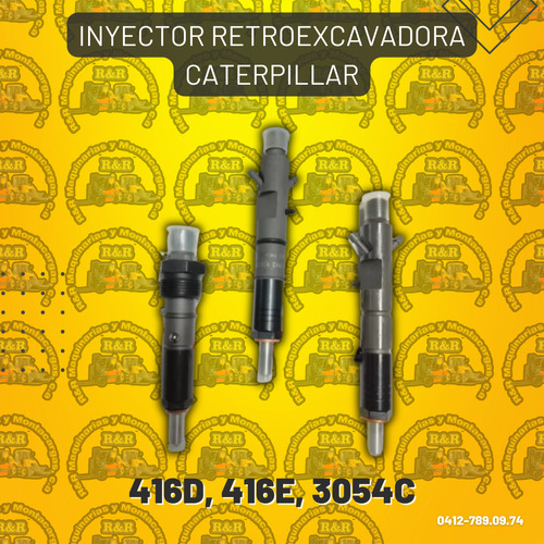 Inyector Retroexcavadora Caterpillar 416d 416e 3054c