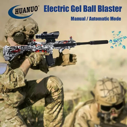 Ametralladora M416 Con Balines De Hidrogel Juguete Niños