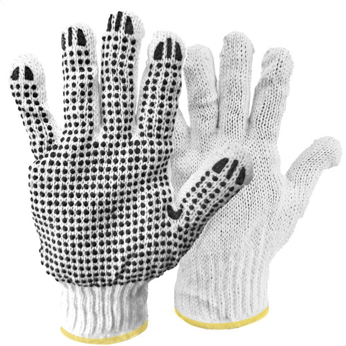 Imagen 3 de 7 de Guantes Moteados Trabajo Antideslizantes Resistentes - X10