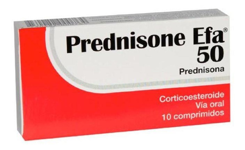 Prednisone Efa 50 Mg 10 Comprimidos