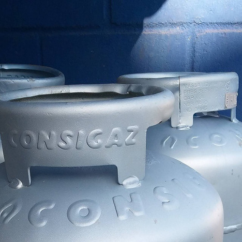 Imagem 4 de 7 de Botija De Gás Botijão Vazio Sem Gás 13kg P13 Consigás