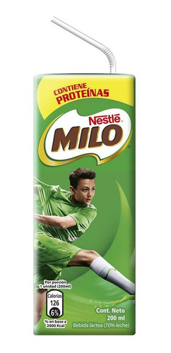 Leche Milo Nestle 200cc(6 Unidades) Super