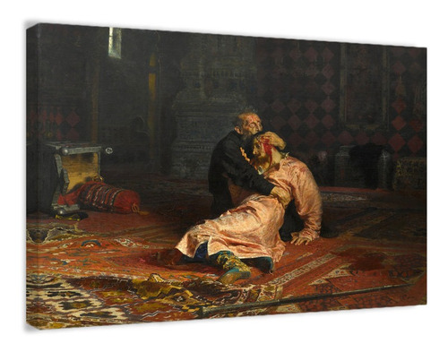 Cuadro Decorativo Ivan El Terrible/repin (canvas) 45x30cm