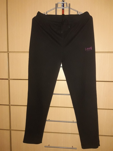 Buzo Pantalón I - Run Negro Talla L En 9 Ptos De 10