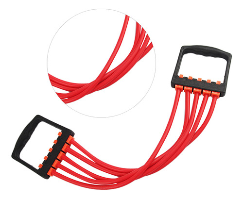 Expansor De Pecho Ajustable Con Resorte De Goma Para Ejercit