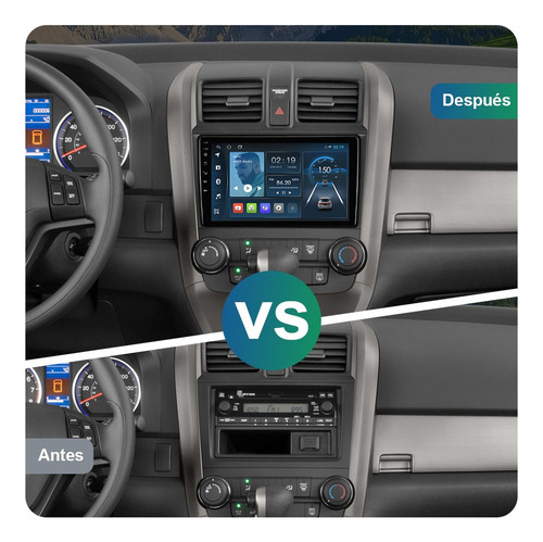 Isudar Estéreo 2+32gb Carplay Para Honda/crv/cr-v 2006-2011