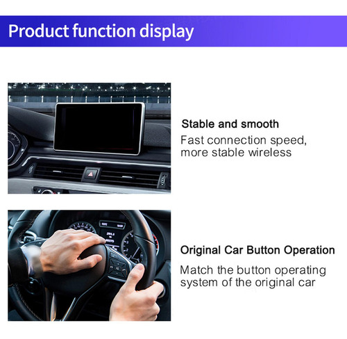 Conexión Inalámbrica Carplay Plug And Play Fácil