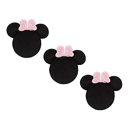 Decoración De Pared De 3 Piezas Forma De Minnie Mouse,...