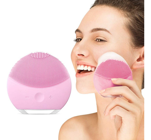 Masajeador Facial Esponja De Silicona Maquillaje Usb 