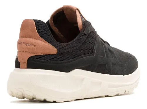 Tenis Hombre Hush Puppies Seventy8 Lthr Run Negro